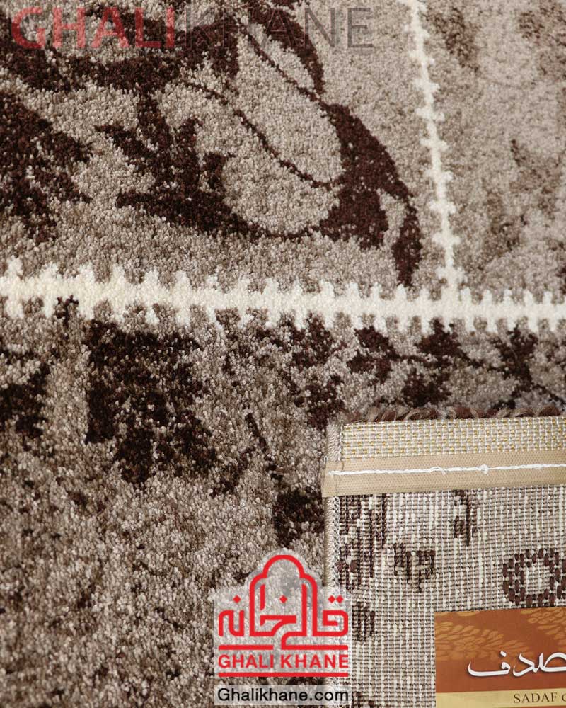 گلیم فرش ساوین کد 1606 شکلاتی