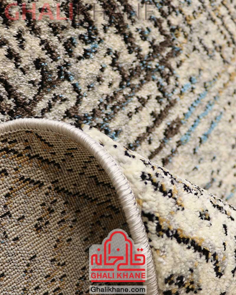 گلیم فرش ساوین کد 4115 کرم