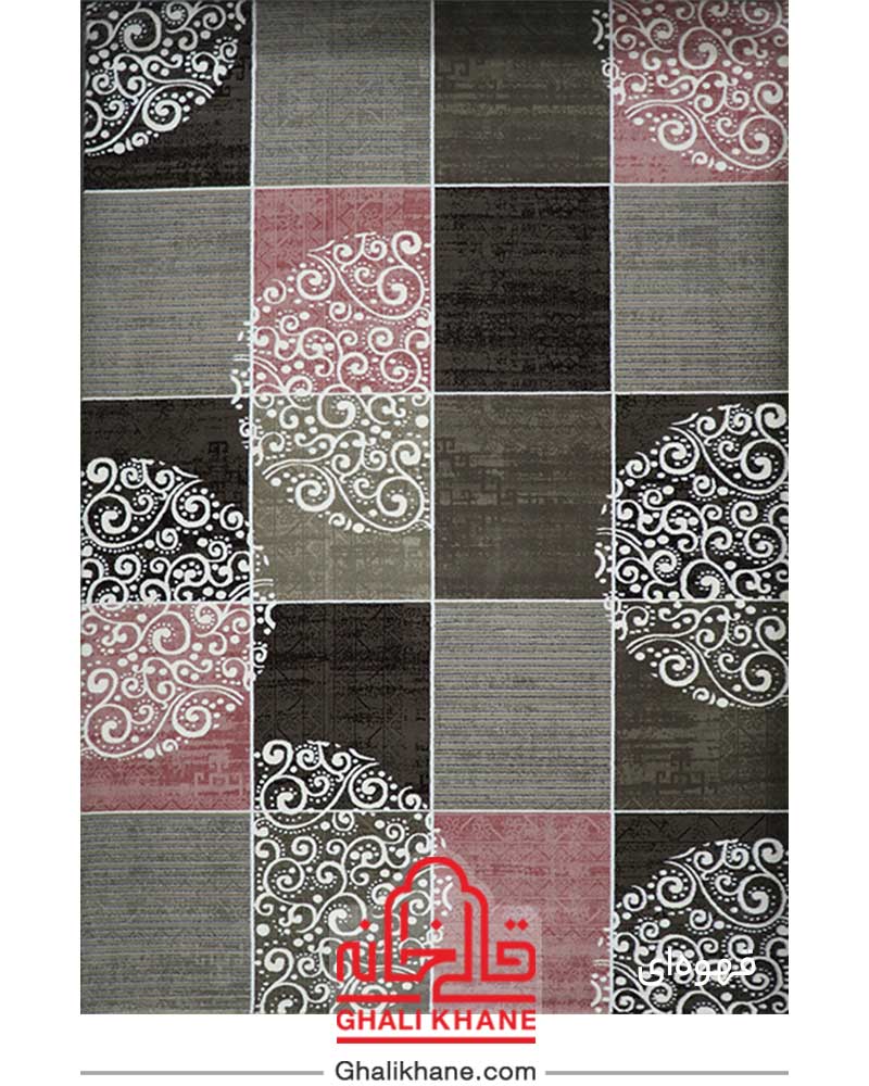 فرش زمرد مشهد کد 1720 قهوه ای