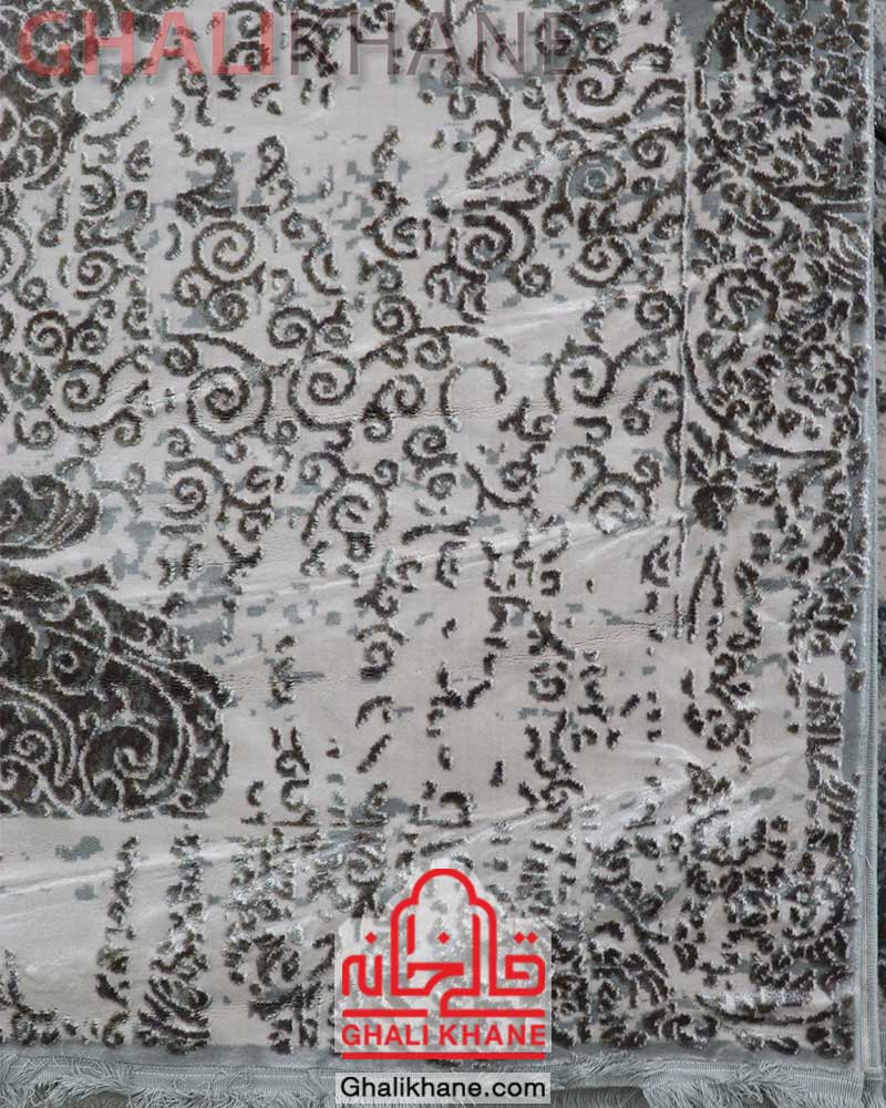 فرش فانتزی زمرد مشهد کد 5115 طوسی