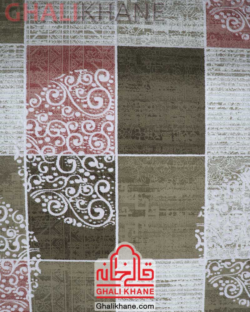 فرش زمرد مشهد کد 1720 صورتی