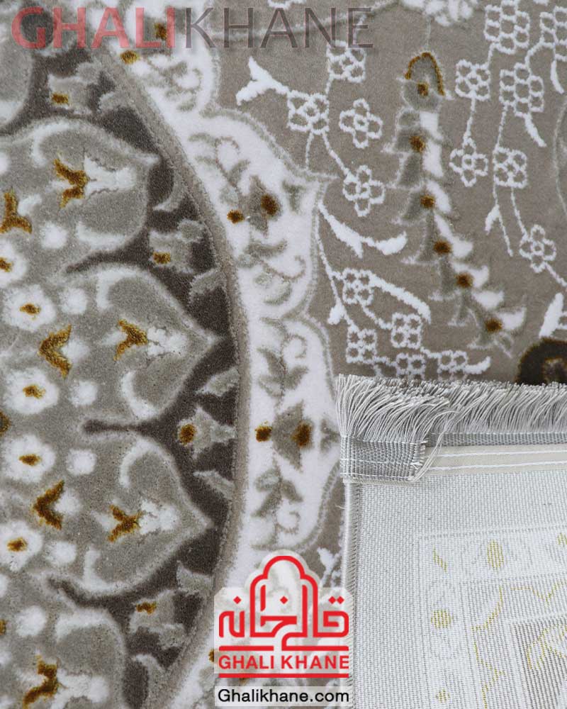 فرش زمرد مشهد کد 2130 بژ