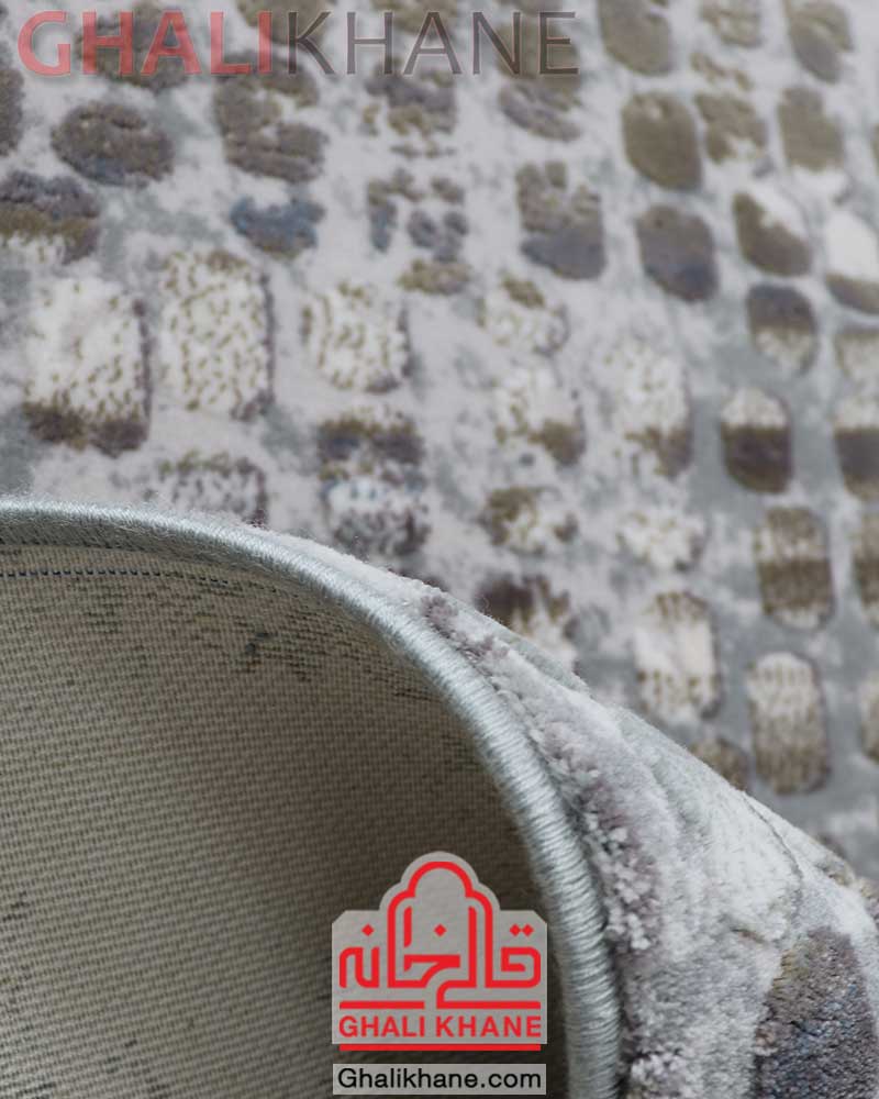 فرش فانتزی زمرد مشهد کد 5121 طوسی