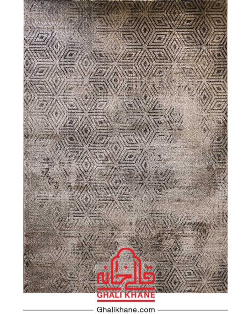 فرش ساوین کد 4113 نسکافه ای