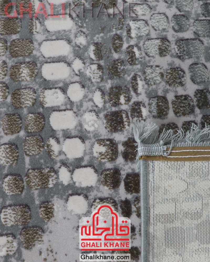 فرش فانتزی زمرد مشهد کد 5121 طوسی