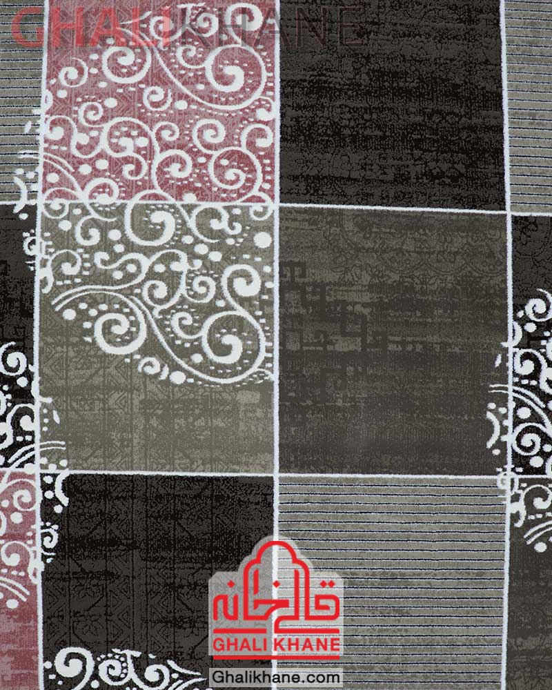 فرش زمرد مشهد کد 1720 قهوه ای