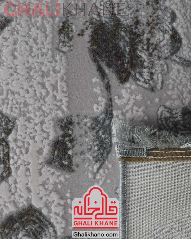 فرش فانتزی زمرد مشهد کد 5120 طوسی