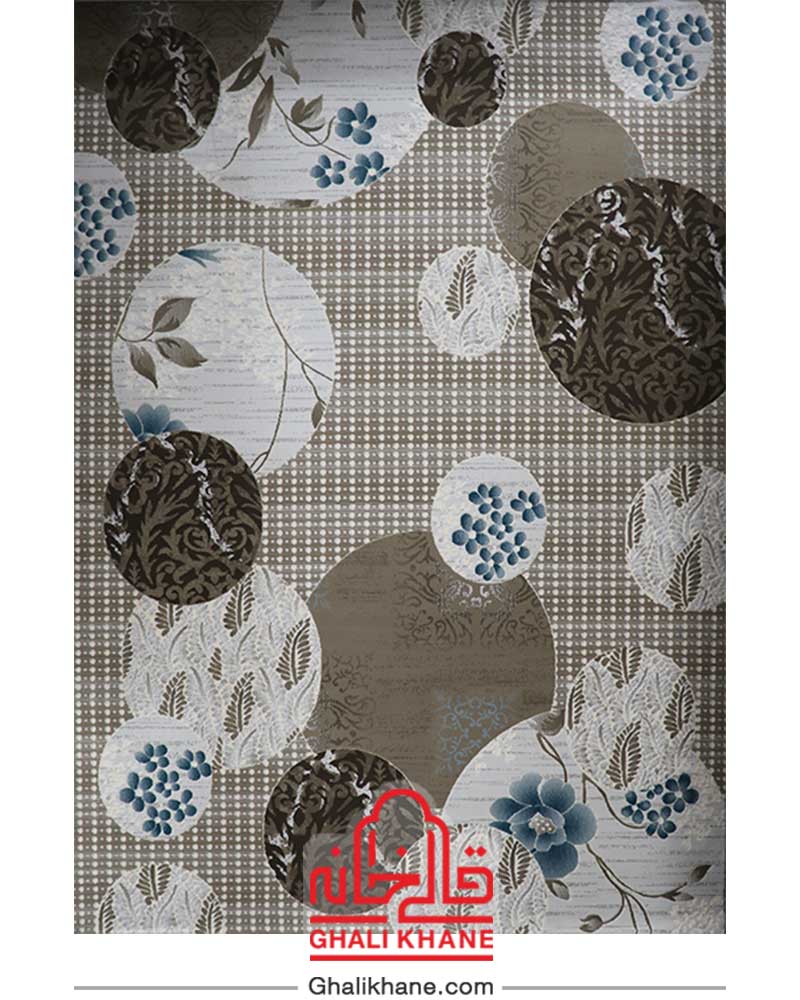 فرش زمرد مشهد کد 1706 آبی