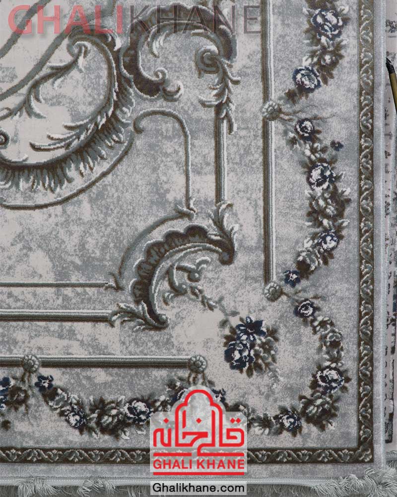 فرش زمرد مشهد کد 5109 طوسی