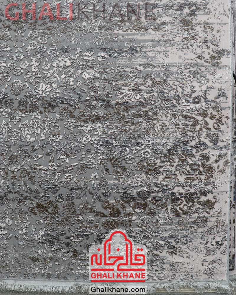 فرش فانتزی زمرد مشهد کد 5107 طوسی