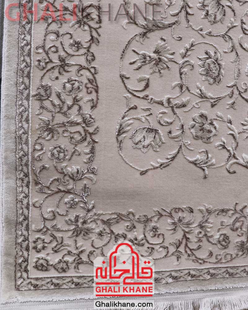 فرش زمرد مشهد کد 1902 کرم