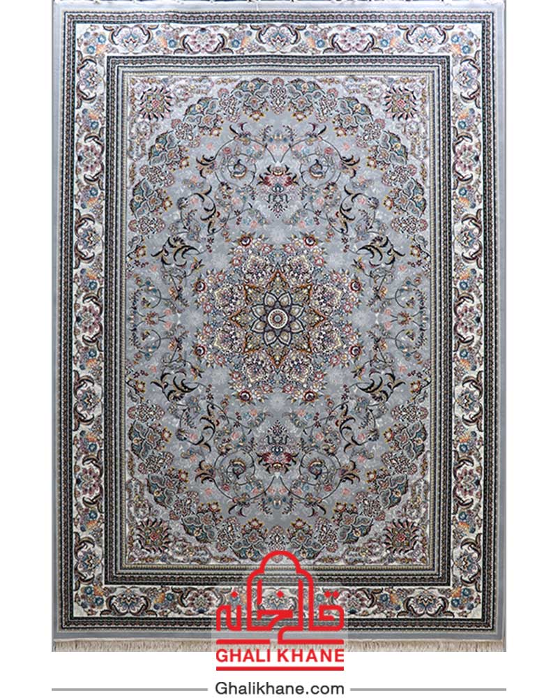 فرش ماشینی مشهد کد 722146 طوسی