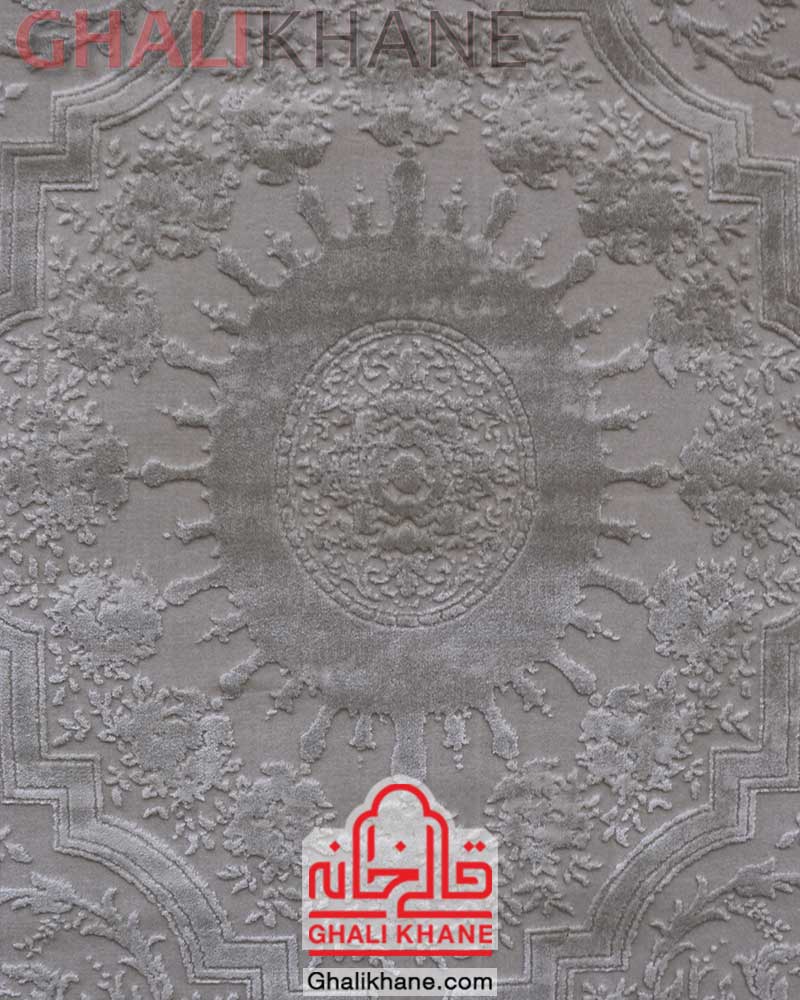 فرش زمرد مشهد کد 1910 کرم