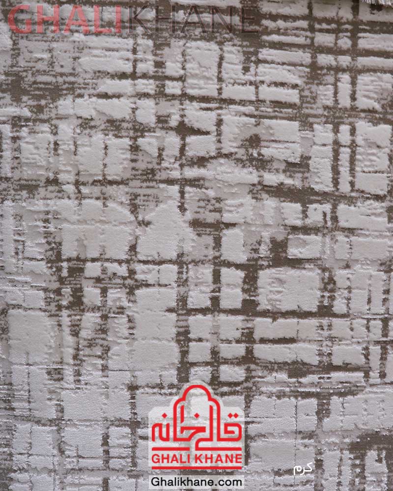 فرش زمرد مشهد کد 2116 کرم